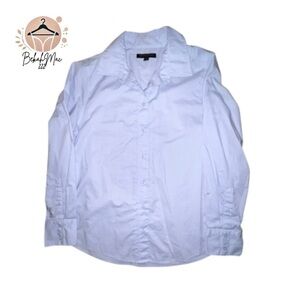 Banana Republic Women’s Button-Down Shirt Size Medium Classic White Long Sleeve